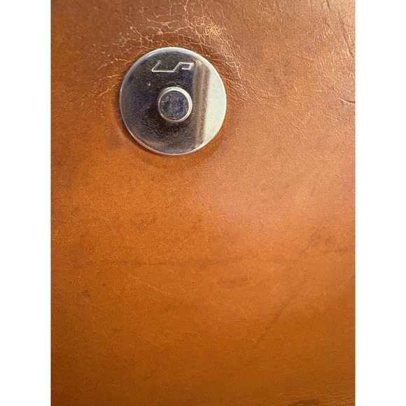 CELINE Vintage Triomphe Monogram Canvas Leather Saddle Crossbody Bag - Picture 8 of 14